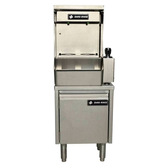 Omni-Rinse LLC BTRS1-TC1 Rinse Station Cube Stand Bundle 15"W X 15"D X 41"H Overall Size