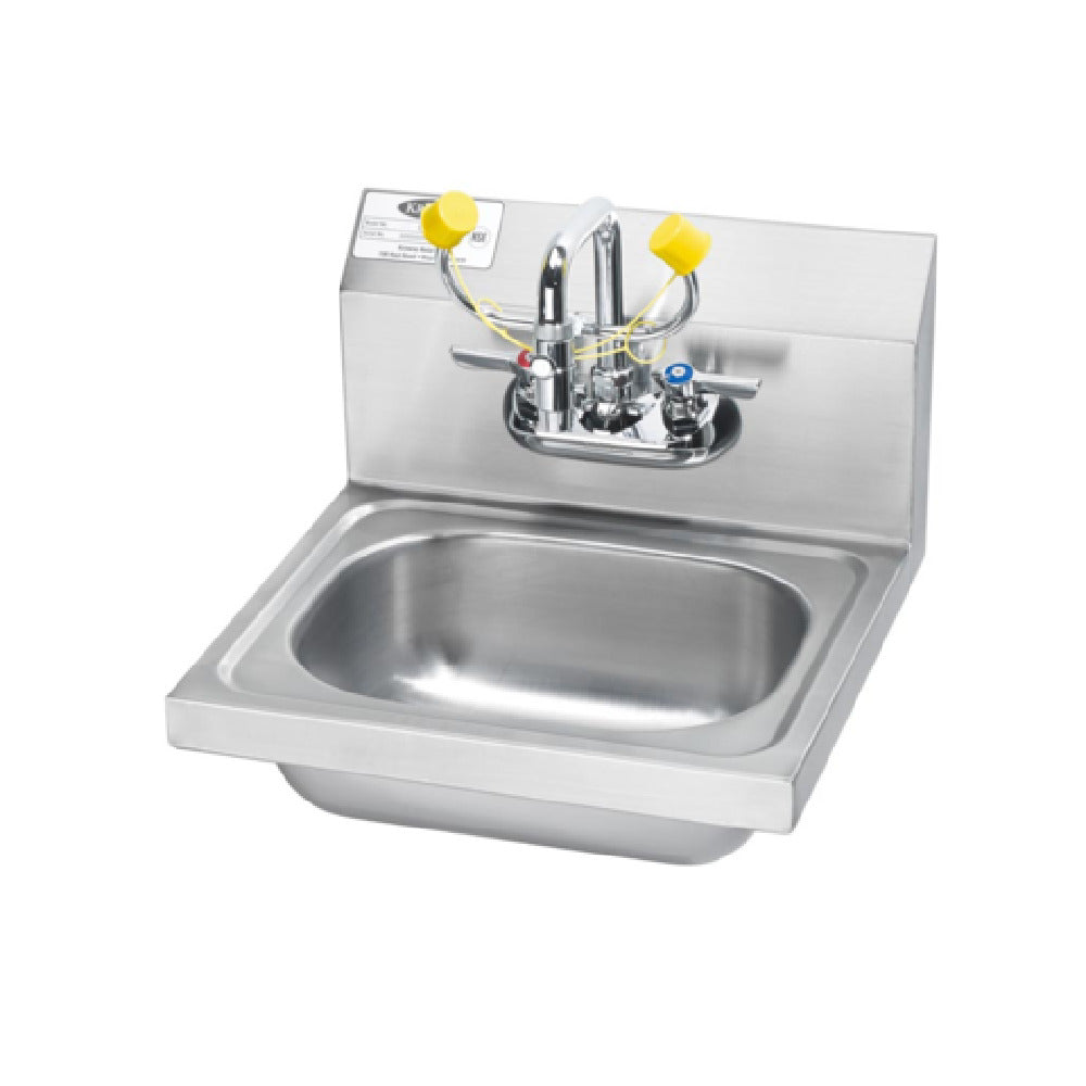 Krowne HS-36 Hand Sink/Eyewash Station Wall Mount 17-1/4"W X 15-1/4"D X 19-1/4"H OA