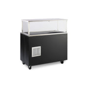 Vollrath R39734A - 2-Series Affordable Portable™ Refrigerated Cold Food Station With Cafeteria Breath Guard