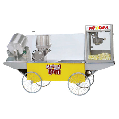 Gold Medal 2619 Lobby Master Mini Three-in-One Merchandising Wagon Includes: Display Wagon & Built-in Karmel Kool System (designed To Accommodate RH Mark 5 Cooker Mixer (#2175)