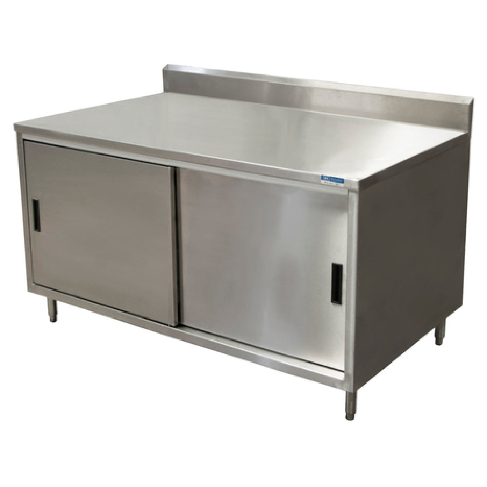 BK Resources CSTR5-3060S Chef Table Cabinet Base With Sliding Doors 60"W X 30"D X 39-3/4"H Overall Size