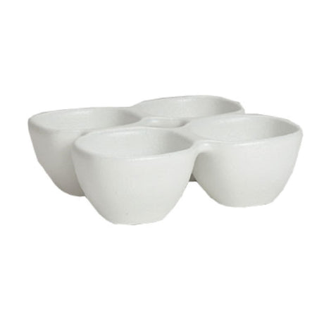 GET Enterprises BS303FT Bugambilia® Condiment Bowl 4-division 10 Oz.