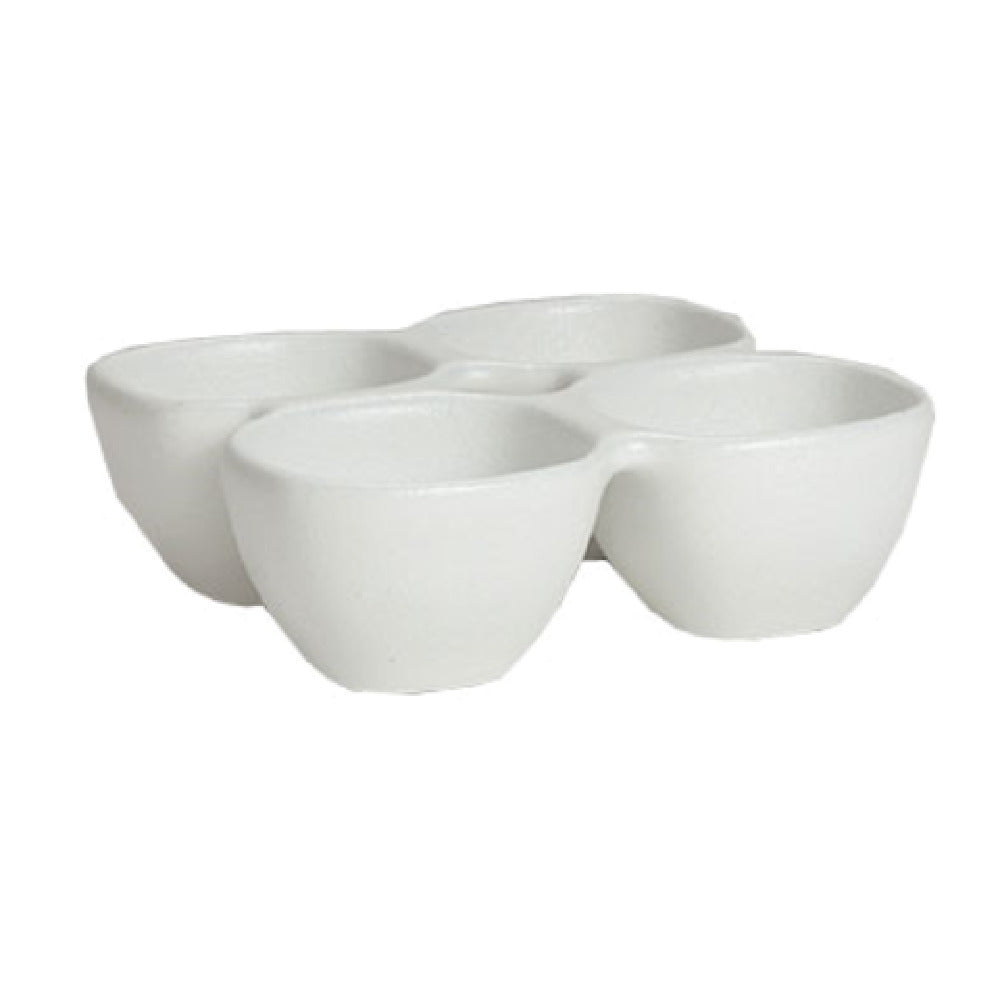 GET Enterprises BS303MC Bugambilia® Condiment Bowl 4-division 10 Oz.