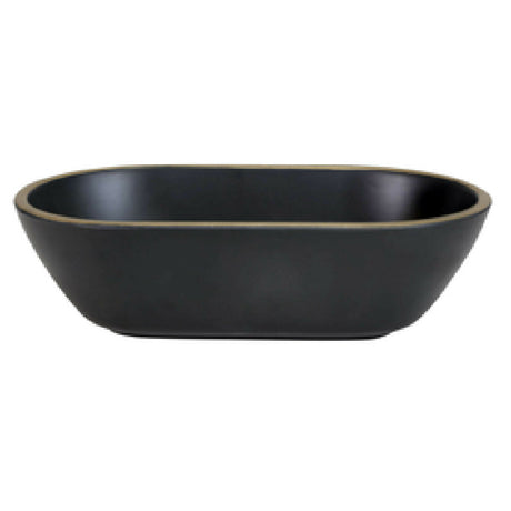 GET Enterprises B249102-GLDB Elite Global Solutions Bowl 45 Oz. 10-1/8"L X 5-7/8"W X 3"H