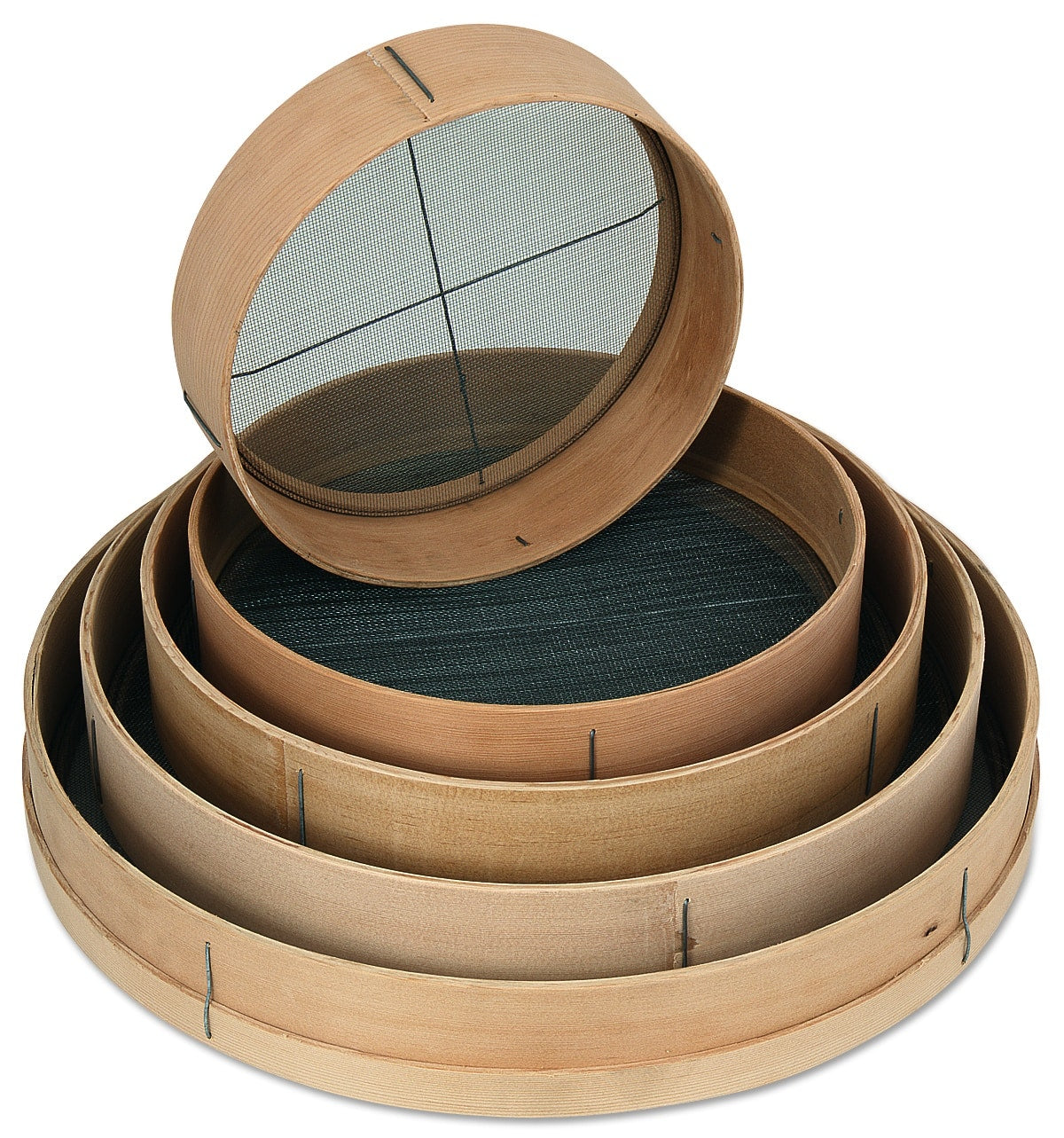 Alegacy Foodservice Products 9810 Sieves 10" Dia. X 2-3/4"H 16 Mesh Wire With Two Crossbar Wire Reinforcers - 1 Piece