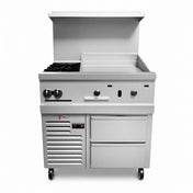 Wolf C36R-2B24G_LP Gas 36 Inch Challenger XL Restaurant Range