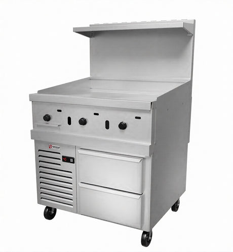 Wolf C36R-36G_NAT 36 Inch Gas Challenger XL Restaurant Range