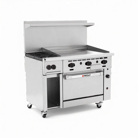  Wolf C48R-36GT2B_NAT 48 Inch Gas Challenger XL Restaurant Range