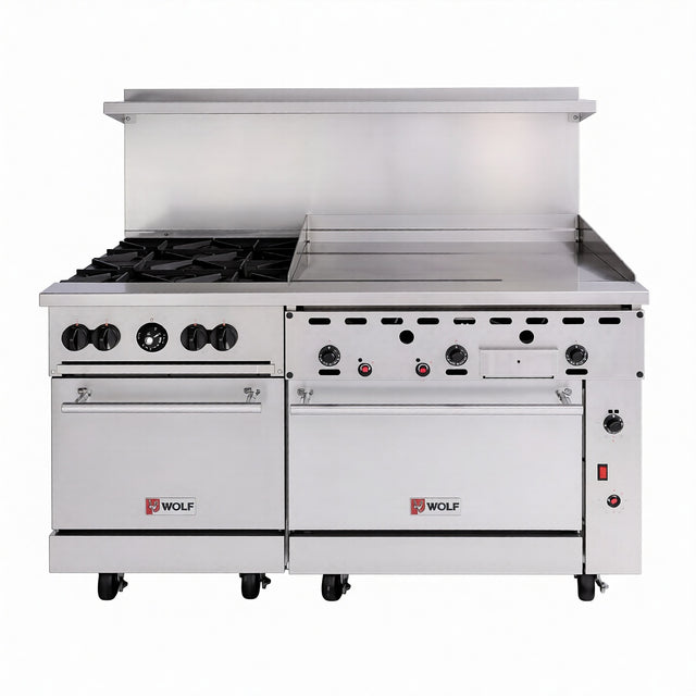  Wolf C60RS-36GT4B_LP 60 Inch Gas Range 