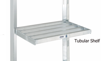 Channel TT2036 Shelving Cantilever Single Tubular Shelf