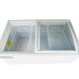 Empura Refrigeration E-CFCG-10 Oblique Curved Lid Chest Freezer 47.05"W X 25.75"D X 36.89"H