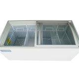Empura Refrigeration E-CFCG-12 Oblique Curved Lid Chest Freezer 54.92"W X 25.75"D X 36.89"H