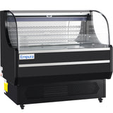 Empura Refrigeration E-HACMR-47B Horizontal Air Curtain Merchandiser 47.2"W X 33.3"D X 46"H 10.3 Cu. Ft. Capacity