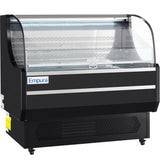 Empura Refrigeration E-HACMR-47B Horizontal Air Curtain Merchandiser 47.2"W X 33.3"D X 46"H 10.3 Cu. Ft. Capacity
