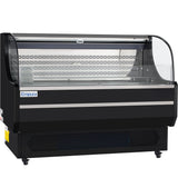 Empura Refrigeration E-HACMR-59B Horizontal Air Curtain Merchandiser 59"W X 33.3"D X 46"H 13.1 Cu. Ft. Capacity