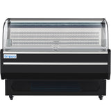 Empura Refrigeration E-HACMR-59B Horizontal Air Curtain Merchandiser 59"W X 33.3"D X 46"H 13.1 Cu. Ft. Capacity