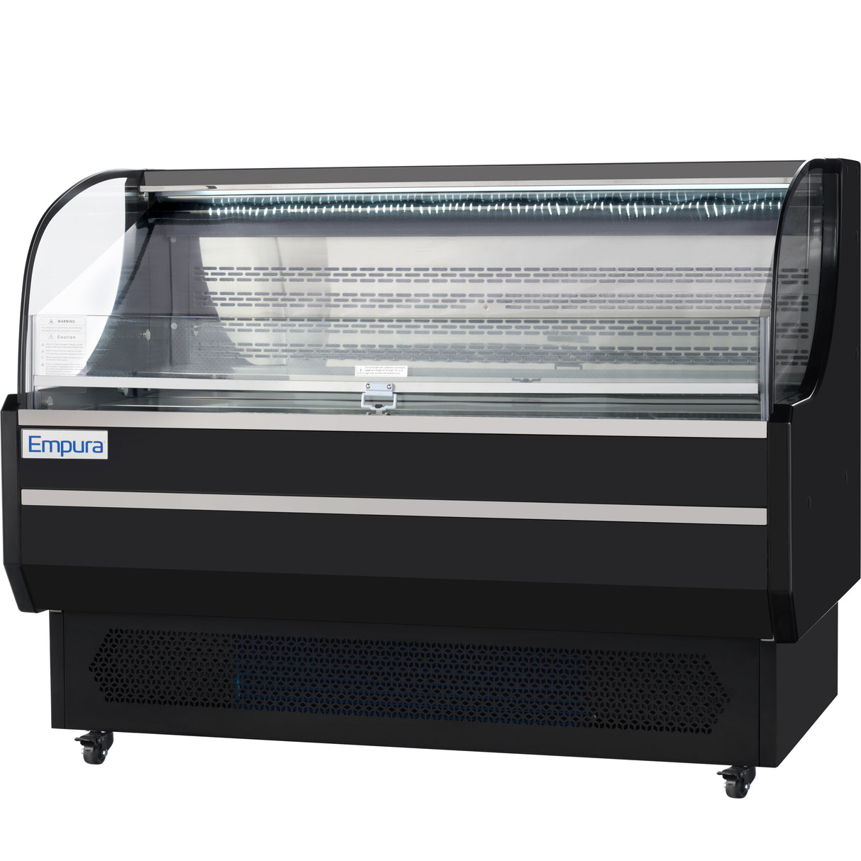 Empura Refrigeration E-HACMR-59B Horizontal Air Curtain Merchandiser 59"W X 33.3"D X 46"H 13.1 Cu. Ft. Capacity