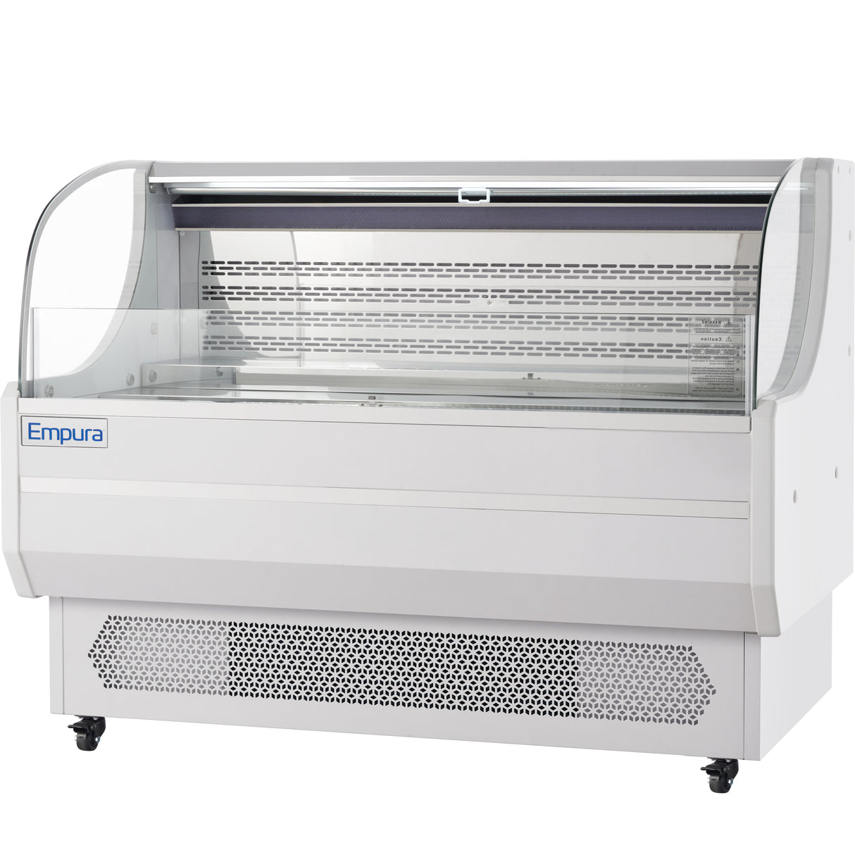 Empura Refrigeration E-HACMR-59W Horizontal Air Curtain Merchandiser 59"W X 33.3"D X 46"H 13.1 Cu. Ft. Capacity