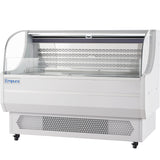 Empura Refrigeration E-HACMR-59W Horizontal Air Curtain Merchandiser 59"W X 33.3"D X 46"H 13.1 Cu. Ft. Capacity