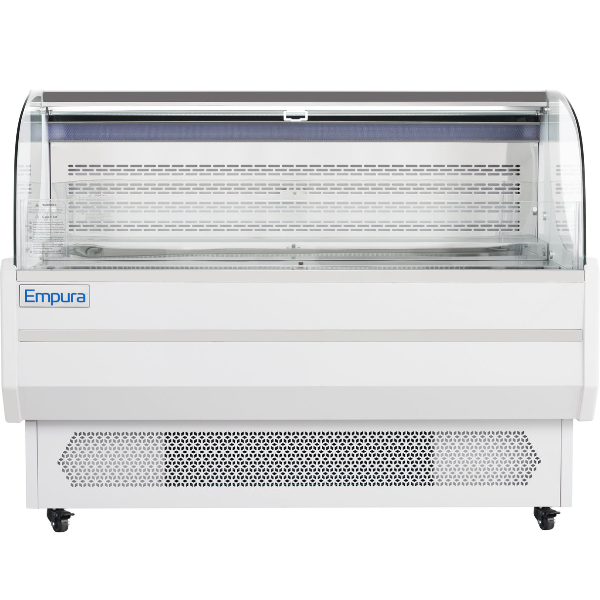 Empura Refrigeration E-HACMR-59W Horizontal Air Curtain Merchandiser 59"W X 33.3"D X 46"H 13.1 Cu. Ft. Capacity