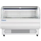 Empura Refrigeration E-HACMR-59W Horizontal Air Curtain Merchandiser 59"W X 33.3"D X 46"H 13.1 Cu. Ft. Capacity