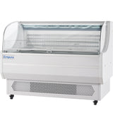 Empura Refrigeration E-HACMR-59W Horizontal Air Curtain Merchandiser 59"W X 33.3"D X 46"H 13.1 Cu. Ft. Capacity