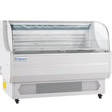Empura Refrigeration E-HACMR-59W Horizontal Air Curtain Merchandiser 59"W X 33.3"D X 46"H 13.1 Cu. Ft. Capacity