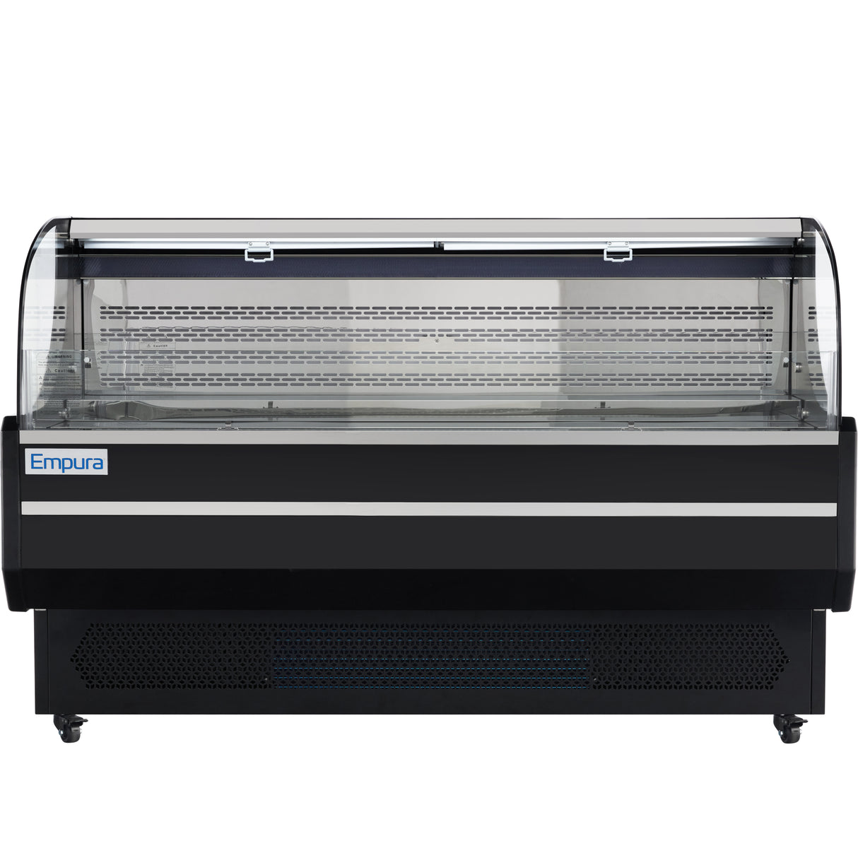 Empura Refrigeration E-HACMR-71B Horizontal Air Curtain Merchandiser 70.8"W X 33.3"D X 46"H 15.9 Cu. Ft. Capacity