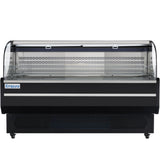 Empura Refrigeration E-HACMR-71B Horizontal Air Curtain Merchandiser 70.8"W X 33.3"D X 46"H 15.9 Cu. Ft. Capacity