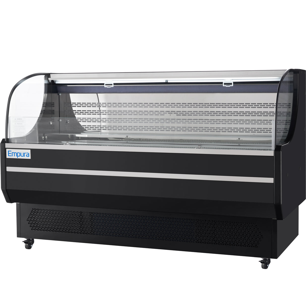 Empura Refrigeration E-HACMR-71B Horizontal Air Curtain Merchandiser 70.8"W X 33.3"D X 46"H 15.9 Cu. Ft. Capacity