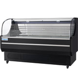 Empura Refrigeration E-HACMR-71B Horizontal Air Curtain Merchandiser 70.8"W X 33.3"D X 46"H 15.9 Cu. Ft. Capacity