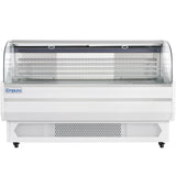 Empura Refrigeration E-HACMR-71W Horizontal Air Curtain Merchandiser 70.8"W X 33.3"D X 46"H 15.9 Cu. Ft. Capacity