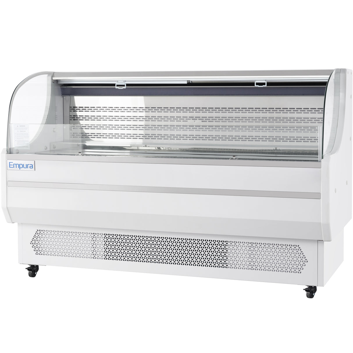 Empura Refrigeration E-HACMR-71W Horizontal Air Curtain Merchandiser 70.8"W X 33.3"D X 46"H 15.9 Cu. Ft. Capacity