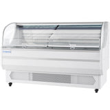 Empura Refrigeration E-HACMR-71W Horizontal Air Curtain Merchandiser 70.8"W X 33.3"D X 46"H 15.9 Cu. Ft. Capacity