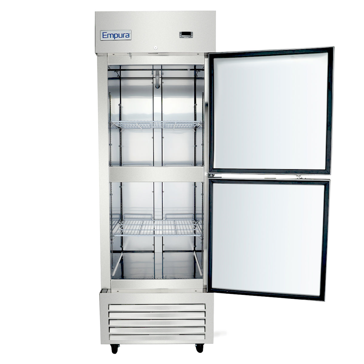 Empura Refrigeration E-KB27RH Reach-In Refrigerator 26-3/4"W X 32-11/16"D X 82-5/16"H 23 Cu. Ft. Capacity