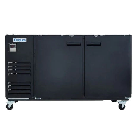 Empura Refrigeration E-KBB70-2-27 Back Bar Cooler 2 Swing Solid Doors 69"W X 27 5/8"D X 42 1/2"H