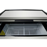 Empura Refrigeration E-KBGF36 Glass Froster 36 13/16"W X 27 1/16"D X 34 7/8"H 2 Shelves And Bottom Rack Standard