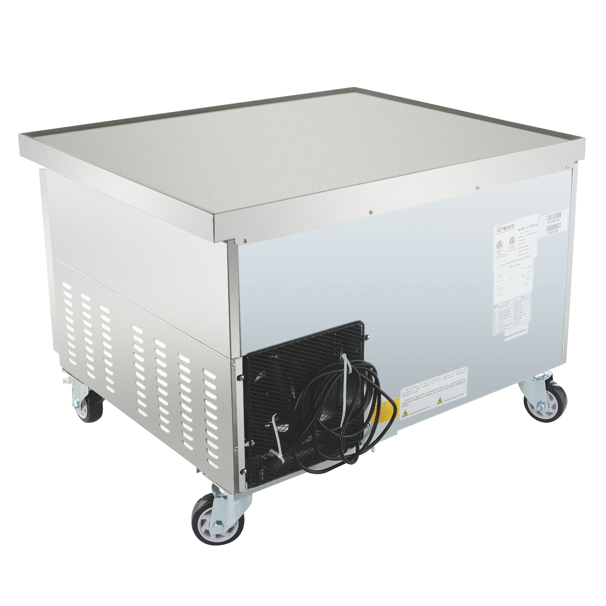 Empura Refrigeration E-KCBRC36 Refrigerated Equipment Stand 37.9"W X 31.9"D X 26.8"H 5.1 Cu. Ft. Capacity