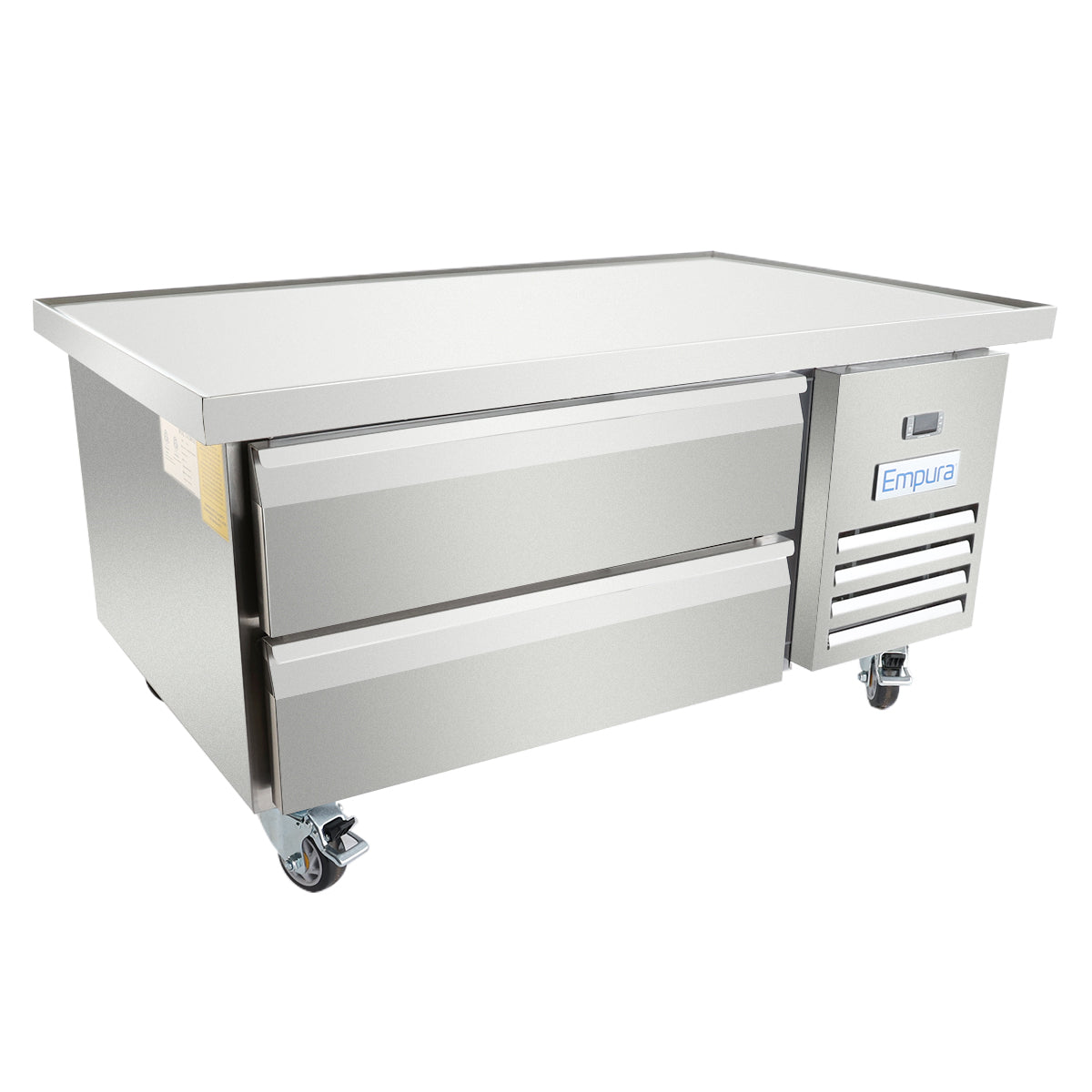 Empura Refrigeration E-KCBRC52 Refrigerated Equipment Stand 52"W X 31.9"D X 26.8"H 6.1 Cu. Ft. Capacity