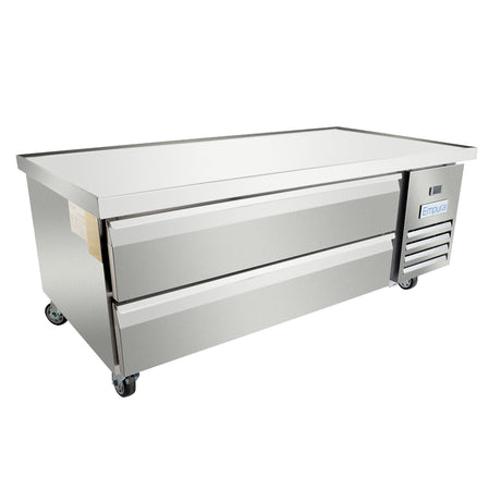 Empura Refrigeration E-KCBRC60 Refrigerated Equipment Stand 62"W X 31.9"D X 26.8"H 9.1 Cu. Ft. Capacity