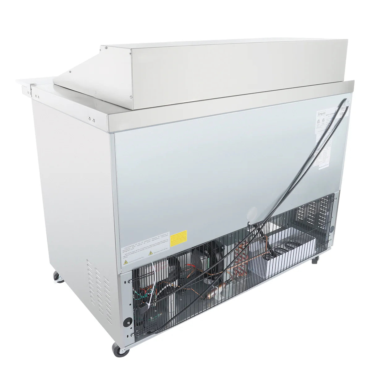 Empura Refrigeration E-KSP48M-D4 Refrigerated Sandwich/Salad Mega Top Prep Table With Drawers