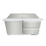 Empura Refrigeration E-KSP60M-D2 Refrigerated Sandwich/Salad Mega Top Prep Table With Drawers