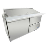 Empura Refrigeration E-KSP60M-D2 Refrigerated Sandwich/Salad Mega Top Prep Table With Drawers