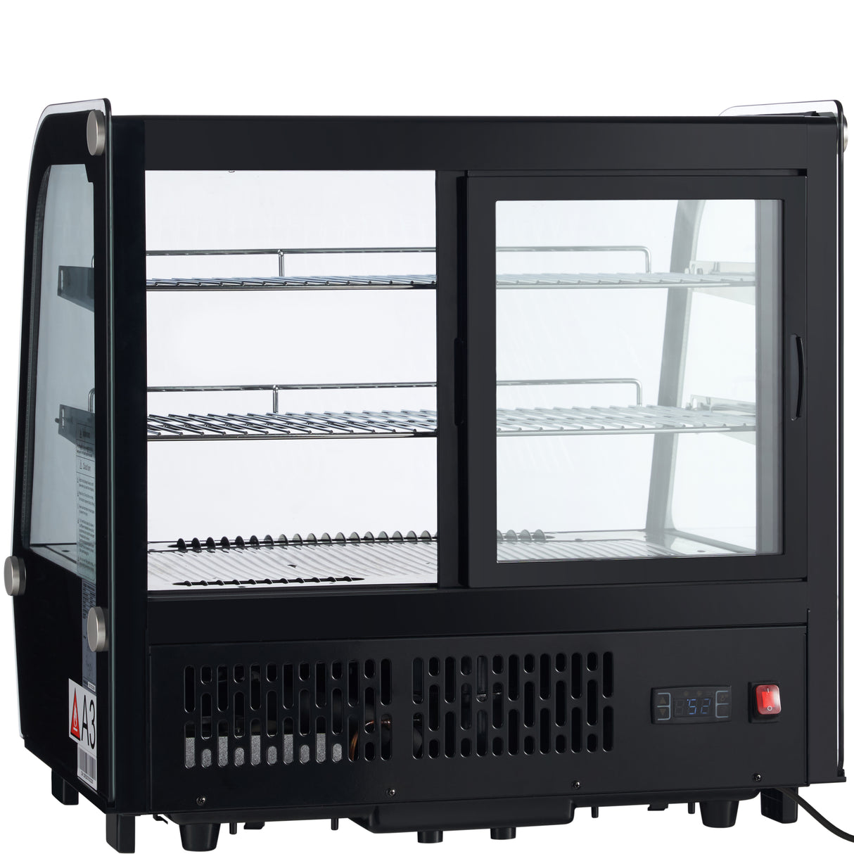 Empura Refrigeration E-RCDC-28B Refrigerated Display Case Countertop 27.6"W × 22.4"D × 27"H
