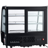 Empura Refrigeration E-RCDC-28B Refrigerated Display Case Countertop 27.6"W × 22.4"D × 27"H
