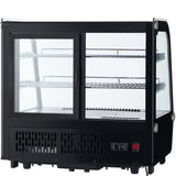 Empura Refrigeration E-RCDC-28B Refrigerated Display Case Countertop 27.6"W × 22.4"D × 27"H