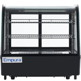 Empura Refrigeration E-RCDC-28B Refrigerated Display Case Countertop 27.6"W × 22.4"D × 27"H