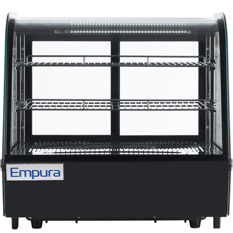 Empura Refrigeration E-RCDC-28B Refrigerated Display Case Countertop 27.6"W × 22.3"D × 27"H