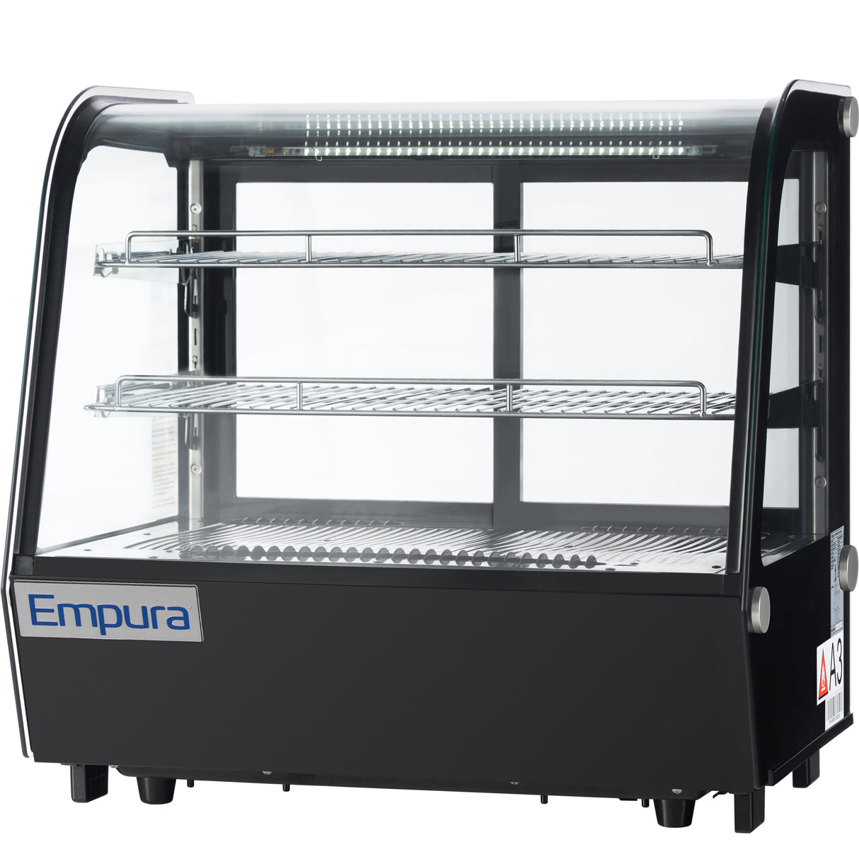 Empura Refrigeration E-RCDC-28B Refrigerated Display Case Countertop 27.6"W × 22.4"D × 27"H