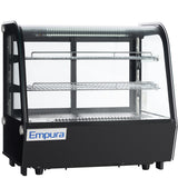 Empura Refrigeration E-RCDC-28B Refrigerated Display Case Countertop 27.6"W × 22.4"D × 27"H